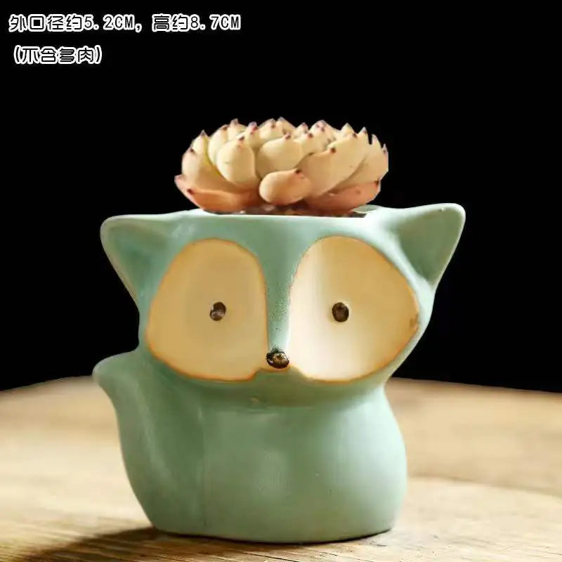 CUTE Fox Indoor Plant / Succulent Pot! (FREE PROMO *once you hit checkout)