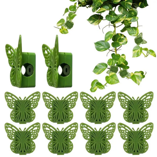 Cute Butterfly Good-Luck Clips
Invisible Plant Clips Self-Adhesive Hooks For Vine Traction 
Home Garden Decor 10pcs For Climbing Or Wall Fixture