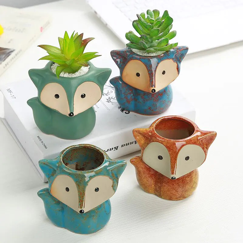 CUTE Fox Indoor Plant / Succulent Pot! (FREE PROMO *once you hit checkout)